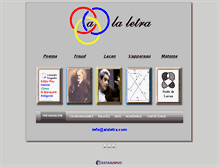 Tablet Screenshot of alaletra.com